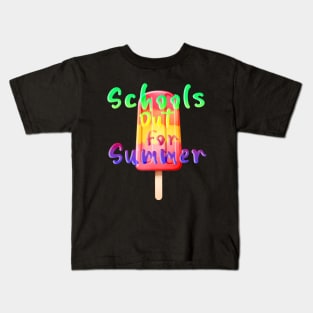 Schools Out For Summer Ice Cream Kids T-Shirt